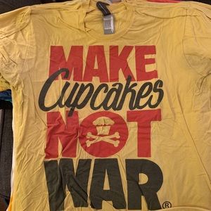 Men’s XL Johnny Cupcakes Ts- worn/used.